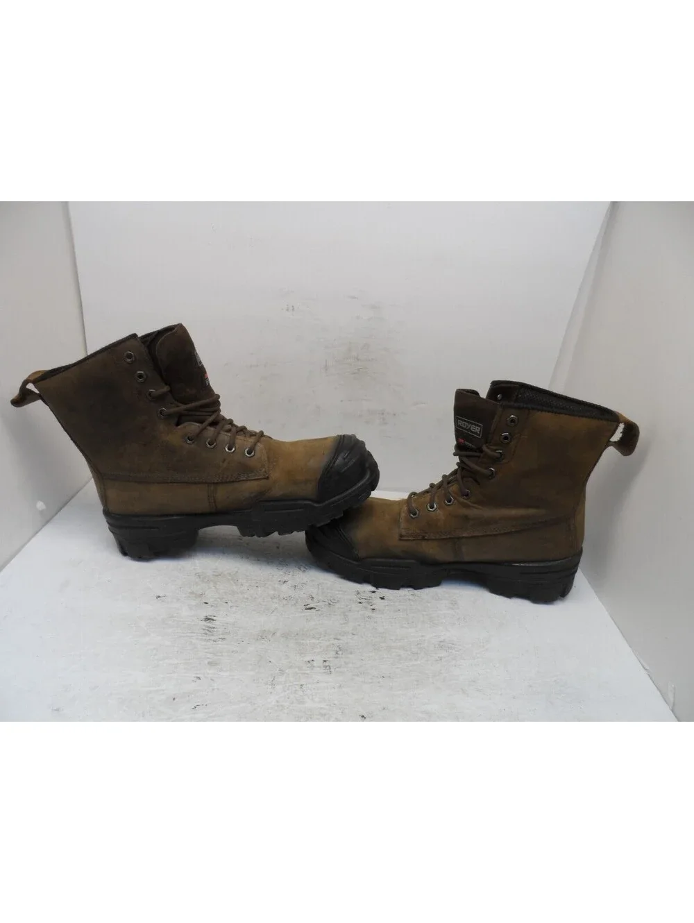 Royer Men's 6'' Ventura Thinsulate Metal-Free Work Boots Brown Leather Size 11M